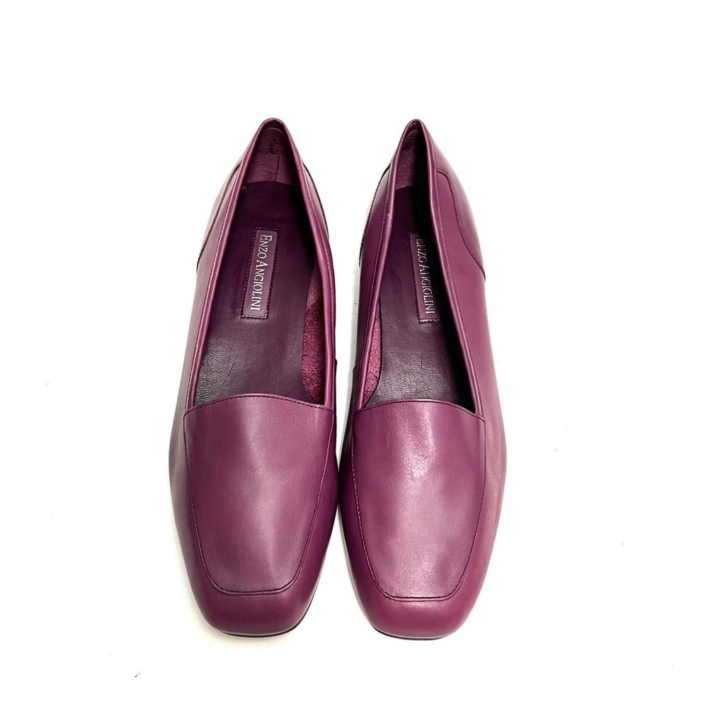 Enzo Angiolini Purple Flats